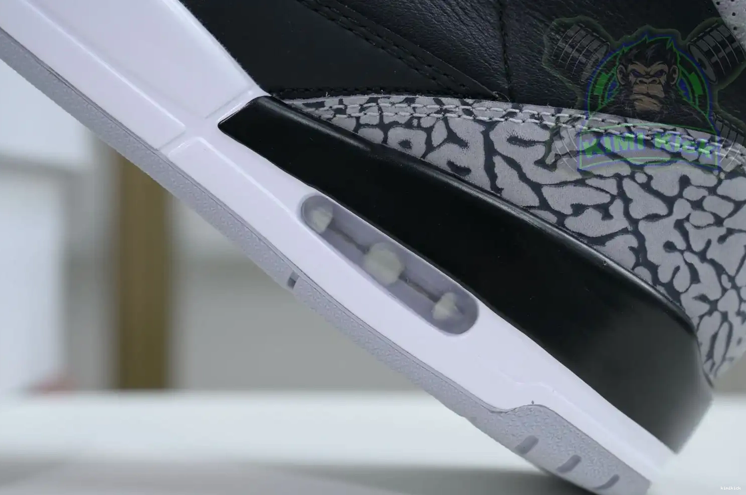 Air Green Jordan 3 Glow Kimikick 0608